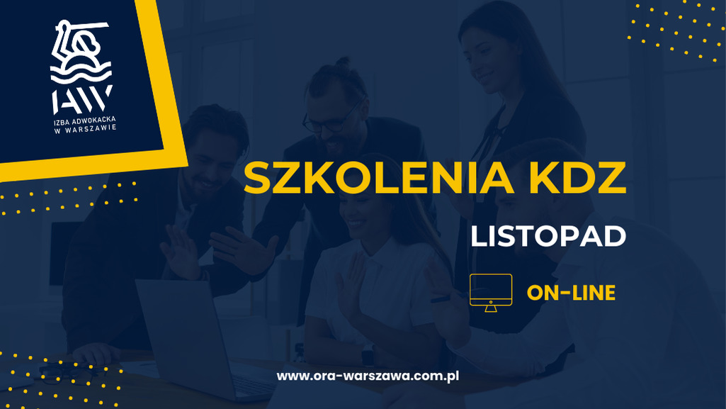 Listopadowe szkolenia KDZ